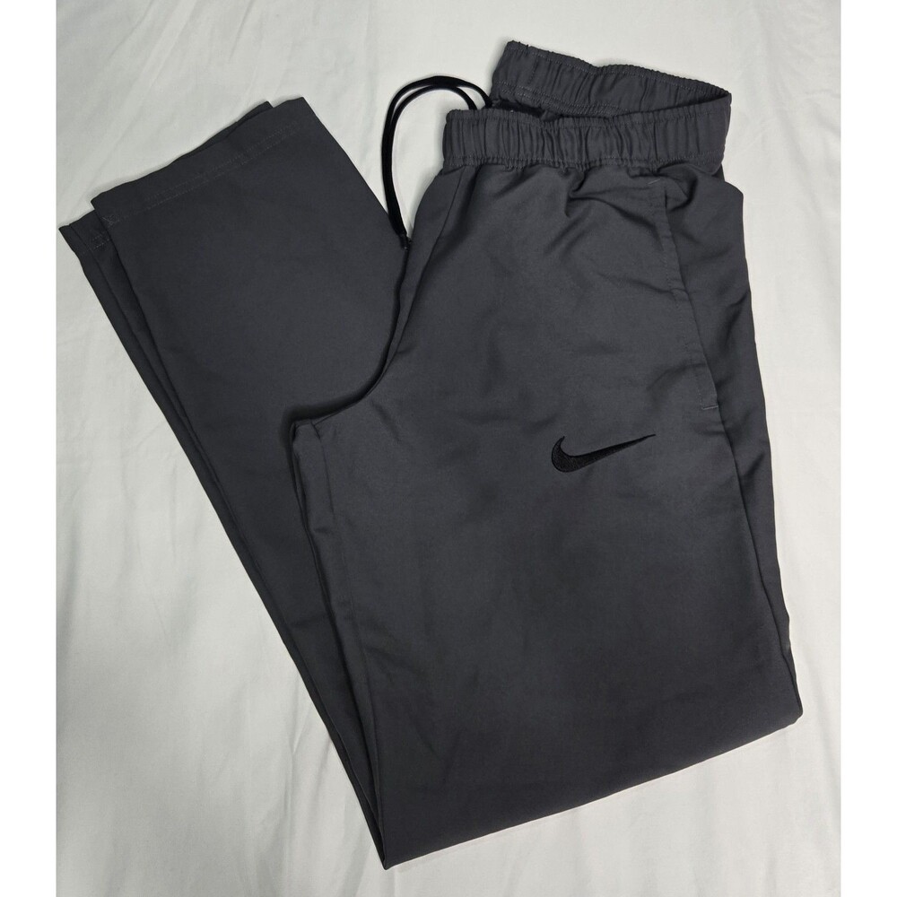 Nike Pants Mens Small Gray Dri-Fit Woven Track Joggers Gym Jog Running Pants
